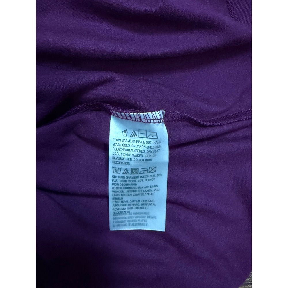 Belle by Kim Gravel Plum Purple Studded Scoop Neck Tank Top 1X A299308